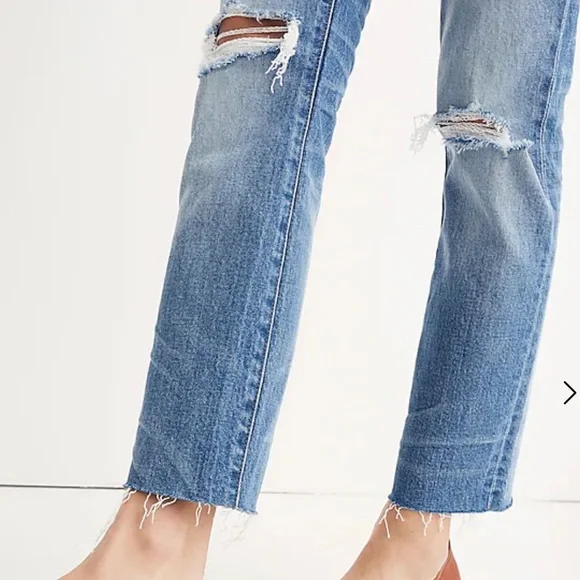 Madewell High-Rise Slim Crop Boyjean - Picture 2 of 5